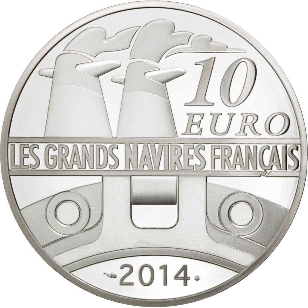 Münze, Frankreich, 10 Euro, 2014, STGL, Silber