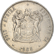 Coin, South Africa, Rand, 1988, EF(40-45), Nickel, KM:88a