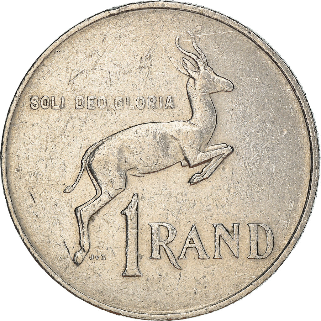 Coin, South Africa, Rand, 1988, EF(40-45), Nickel, KM:88a