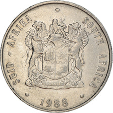 Coin, South Africa, Rand, 1988, EF(40-45), Nickel, KM:88a