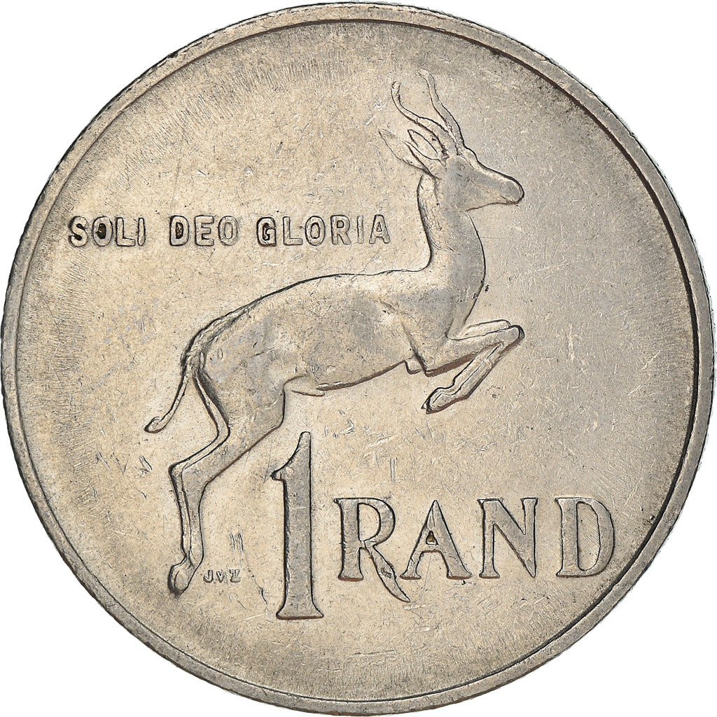 Coin, South Africa, Rand, 1988, EF(40-45), Nickel, KM:88a