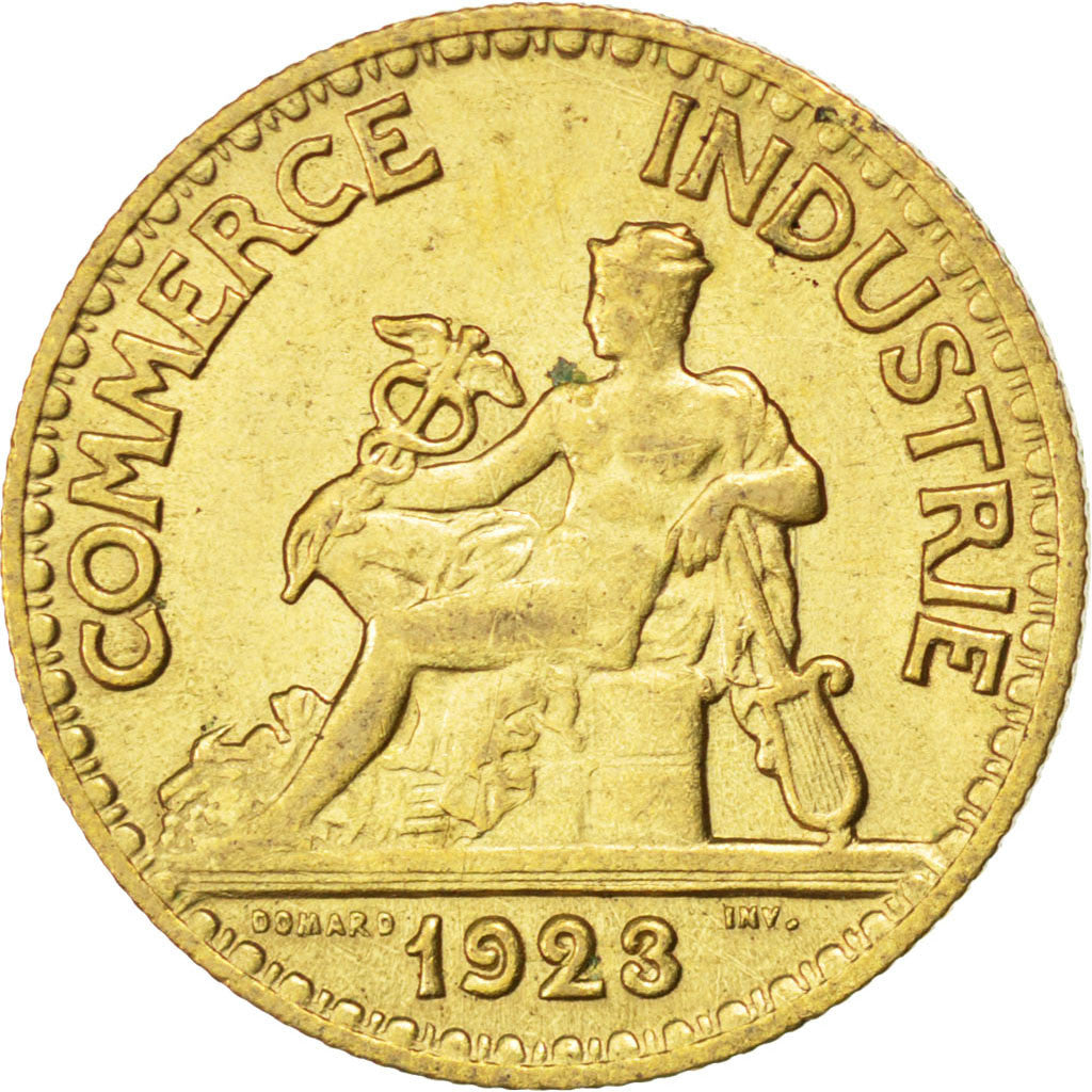 Coin, France, Chambre de commerce, 50 Centimes, 1923, AU(55-58)