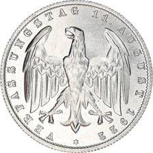 Coin, GERMANY, WEIMAR REPUBLIC, 3 Mark, 1922, Berlin, MS(63), Aluminum, KM:28