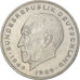 Moneda, ALEMANIA - REPÚBLICA FEDERAL, 2 Mark, 1969, Stuttgart, MBC, Cobre -