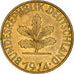 Coin, GERMANY - FEDERAL REPUBLIC, 10 Pfennig, 1974, Hambourg, EF(40-45), Brass