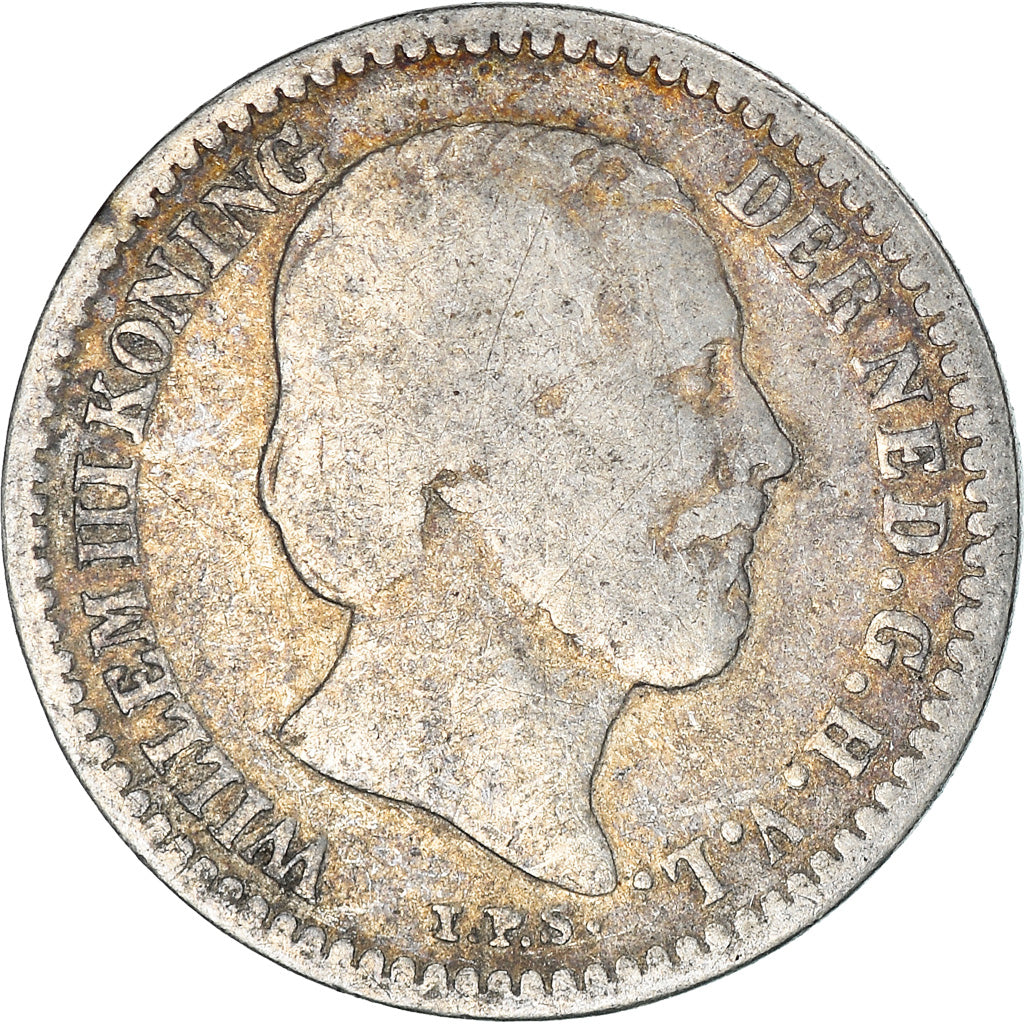 Coin, Netherlands, 10 Cents, 1890, F(12-15), Silver, KM:80