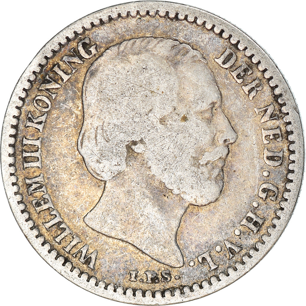 Coin, Netherlands, 10 Cents, 1890, VF(20-25), Silver, KM:80