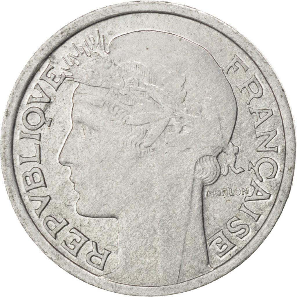 FRANCE, Morlon, 50 Centimes, 1941, Paris, KM #894.1a, AU(55-58), Aluminum, 18,..