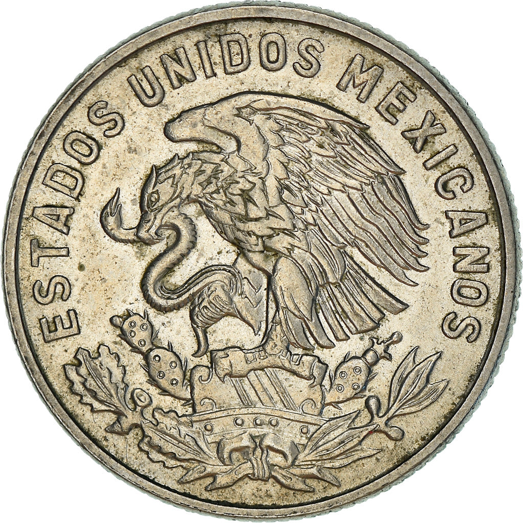 Moneta, Messico, 50 Centavos, 1969, Mexico City, BB, Rame-nichel, KM:451