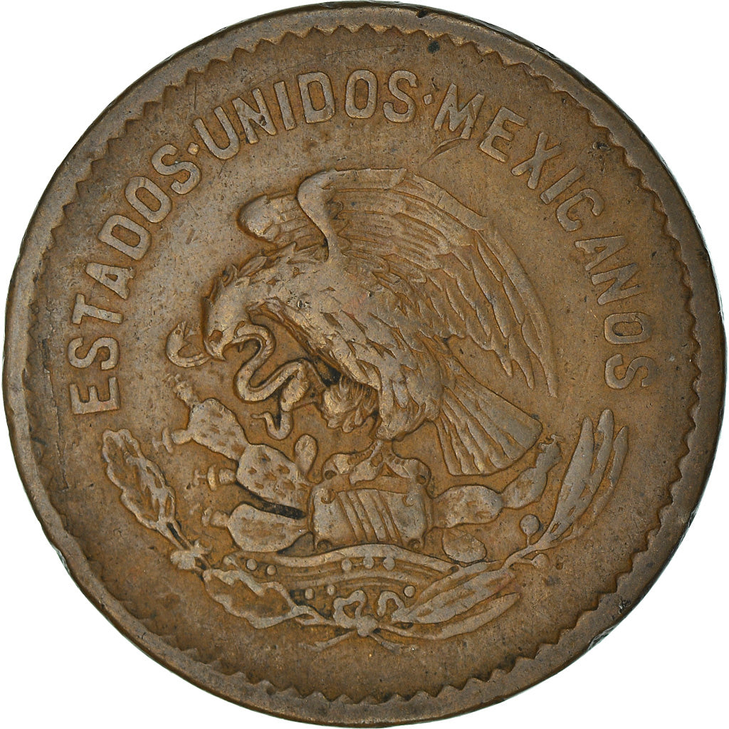Monnaie, Mexique, 5 Centavos, 1946, Mexico City, TB, Bronze, KM:424