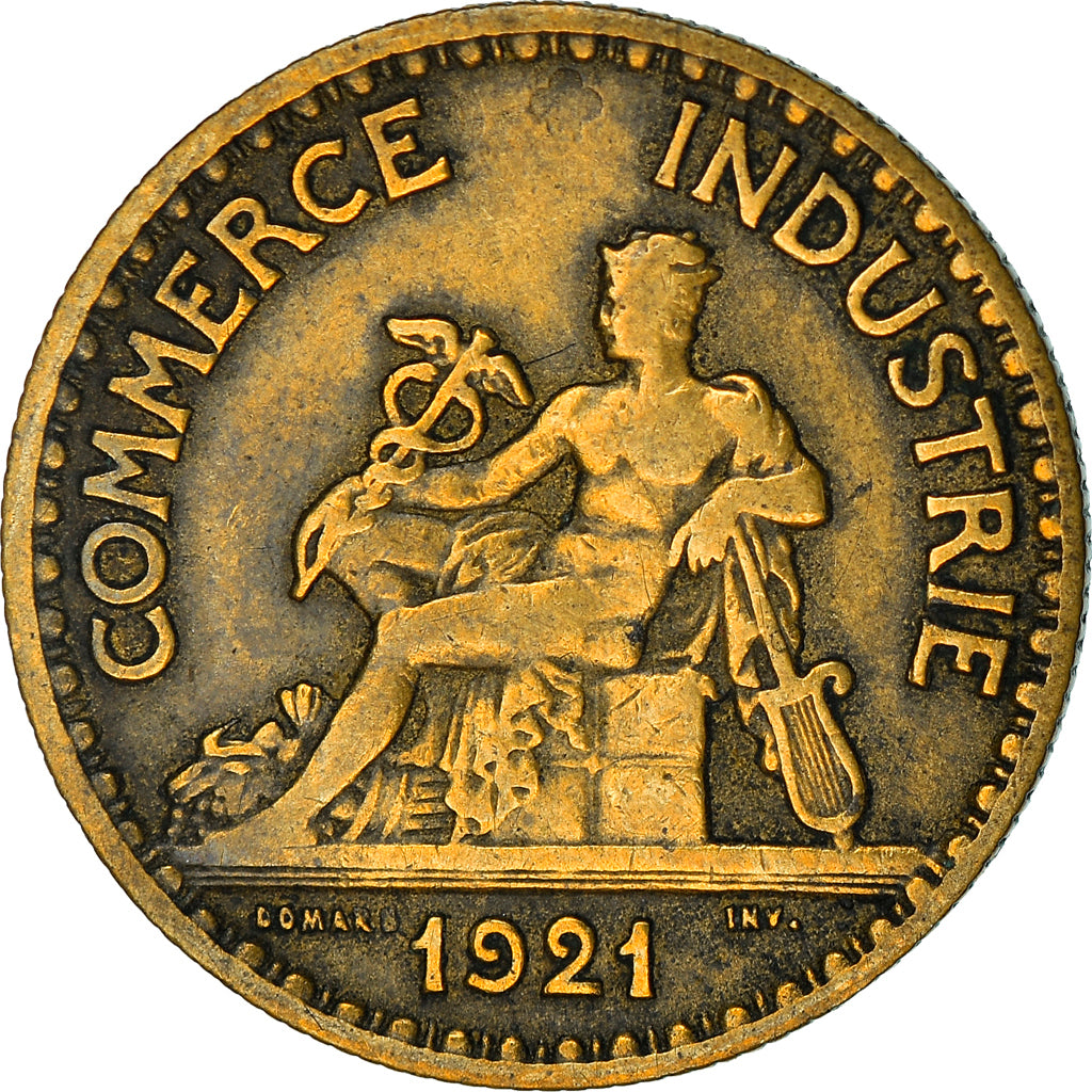 Coin, France, Chambre de commerce, 50 Centimes, 1921, Paris, VF(30-35)