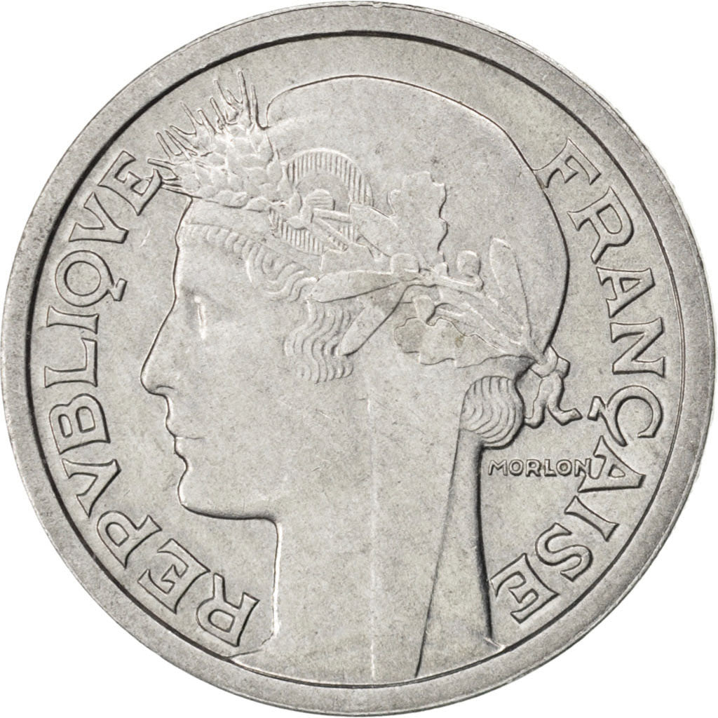 Francia, Morlon, Franc, 1945, SPL-, Alluminio, KM:885a.1, Gadoury:473a