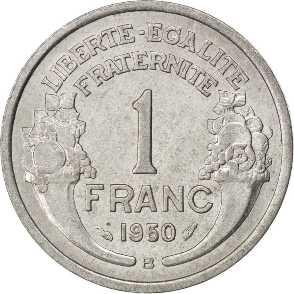 IVème République, 1 Franc Morlon 1950 B, KM 885a.2