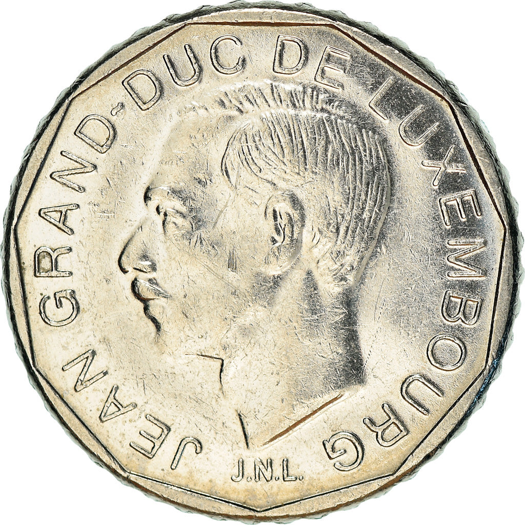 Coin, Luxembourg, Jean, 50 Francs, 1989, AU(55-58), Nickel, KM:62