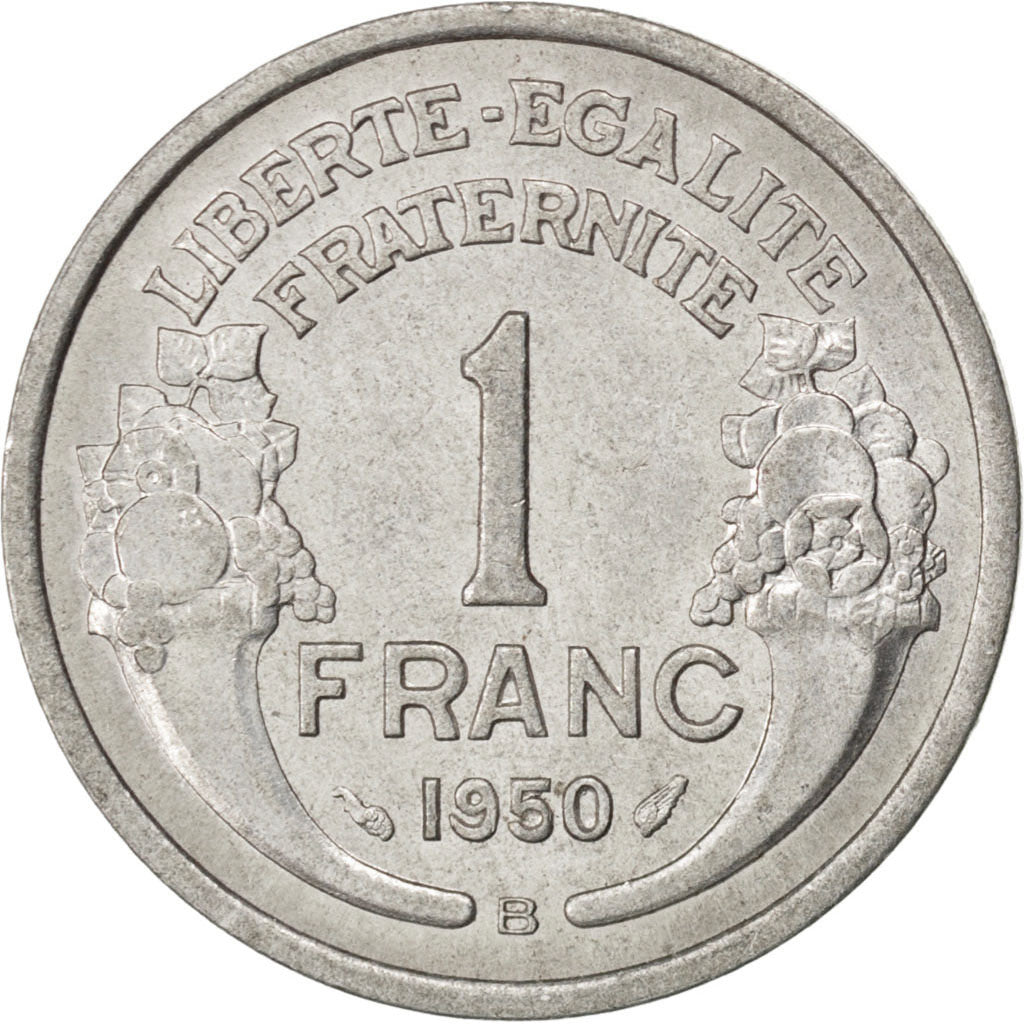 IVème République, 1 Franc Morlon 1950 B, KM 885a.2