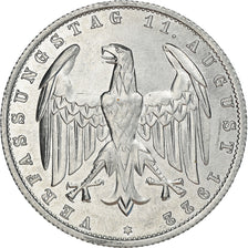 Münze, Deutschland, Weimarer Republik, 3 Mark, 1922, Berlin, S+, Aluminium