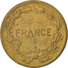 Münze, Frankreich, France Libre, 2 Francs, 1944, SS, Messing, KM:905