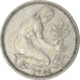 Coin, GERMANY - FEDERAL REPUBLIC, 50 Pfennig, 1966, Munich, EF(40-45)