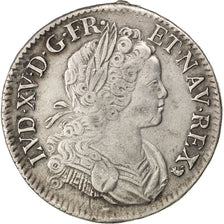 FRANCE, Écu de France-Navarre, ECU, 1718, Orl, KM #435.18, VF(30-35), Silver, ..