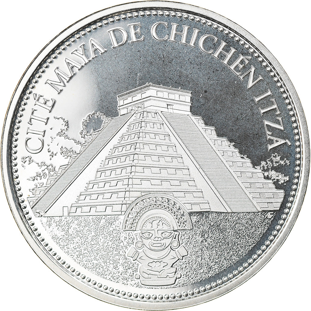 France, Médaille, Merveilles du monde, CIté Maya de Chichen Itza, Arts &