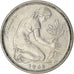 Coin, GERMANY - FEDERAL REPUBLIC, 50 Pfennig, 1968, Hambourg, EF(40-45)