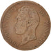 Münze, Monaco, Honore V, 5 Centimes, Cinq, 1837, Monaco, S, Kupfer, KM:95.2a