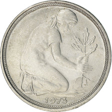 Münze, Bundesrepublik Deutschland, 50 Pfennig, 1973, Stuttgart, SS