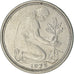 Monnaie, République fédérale allemande, 50 Pfennig, 1975, Stuttgart, TTB+