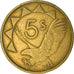Munten, Namibië, 5 Dollars, 1993, Vantaa, FR, Tin, KM:5
