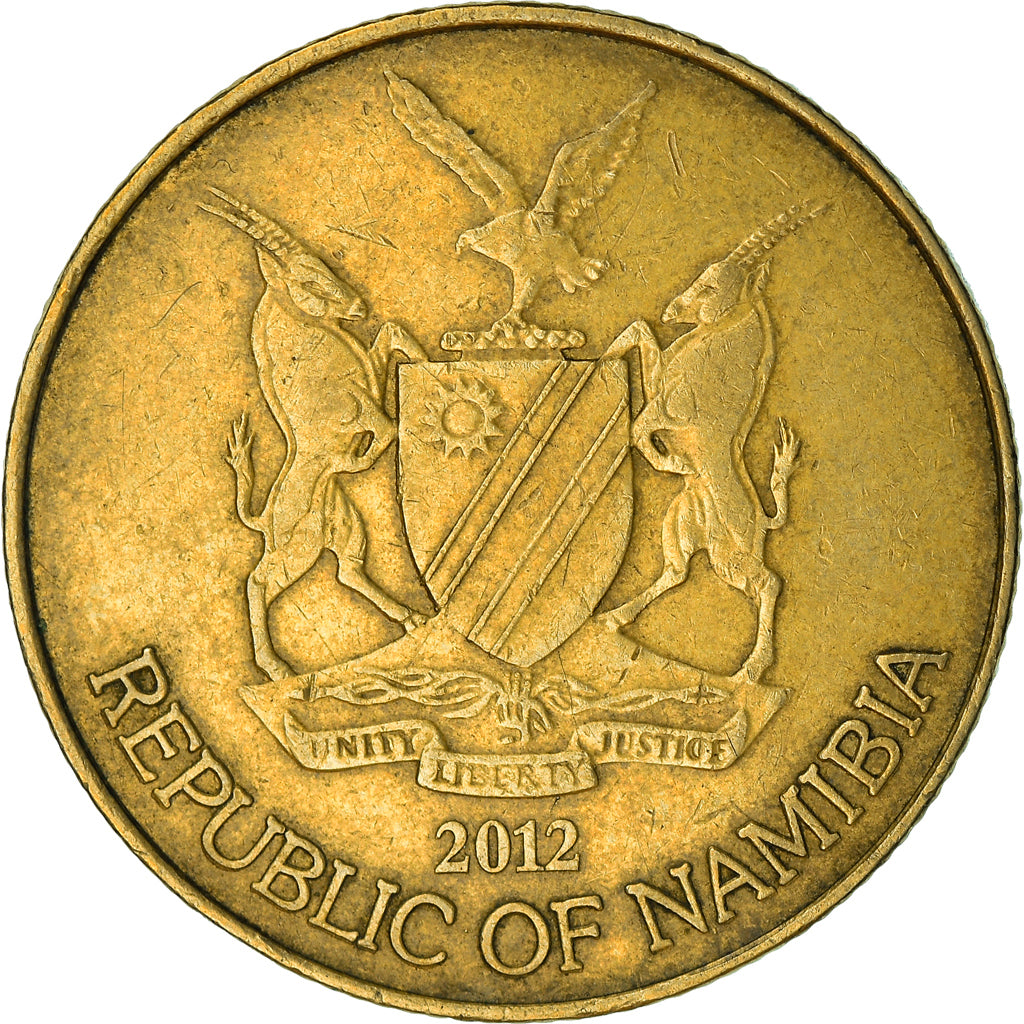 Monnaie, Namibia, 5 Cents, 2012, Vantaa, TB+, Nickel plated steel, KM:1
