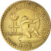 MONACO, Franc, 1926, Poissy, KM #114, EF(40-45), Aluminum-Bronze, Gadoury #128,.