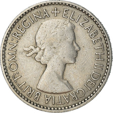 Coin, Great Britain, Elizabeth II, 6 Pence, 1953, VF(30-35), Copper-nickel