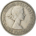 Coin, Great Britain, Elizabeth II, 6 Pence, 1953, VF(30-35), Copper-nickel