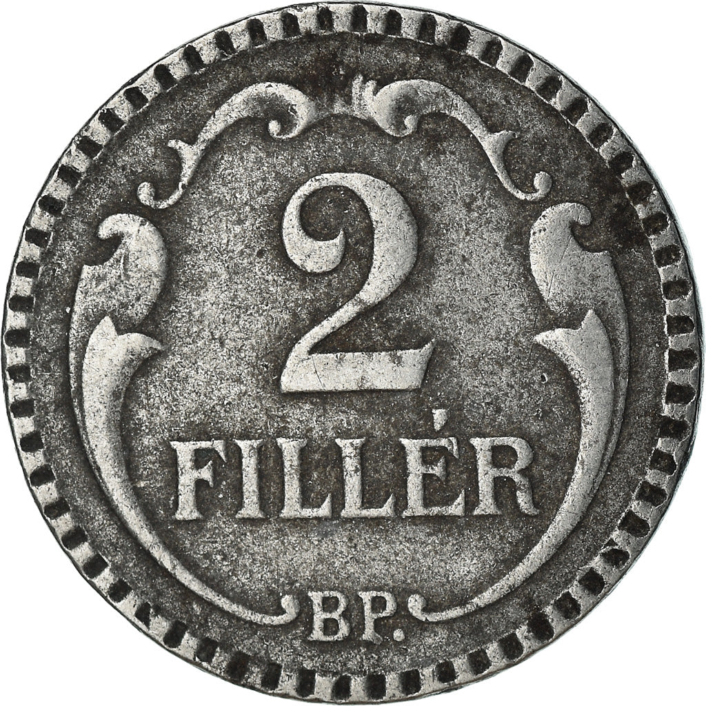 Coin, Hungary, 2 Filler, 1940, Budapest, EF(40-45), Steel, KM:518.1