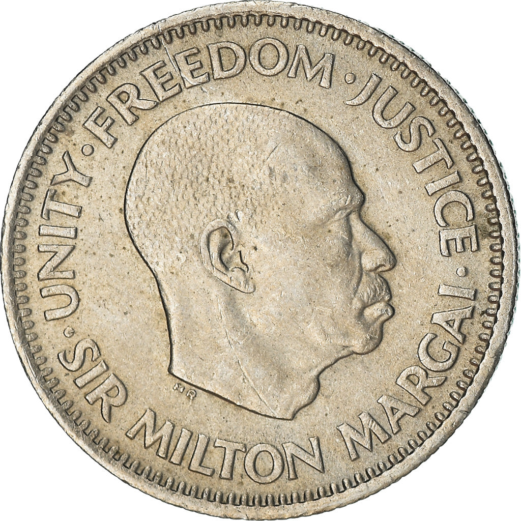 Coin, Sierra Leone, 5 Cents, 1964, British Royal Mint, EF(40-45), Copper-nickel