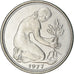 Coin, GERMANY - FEDERAL REPUBLIC, 50 Pfennig, 1977, Hambourg, AU(55-58)