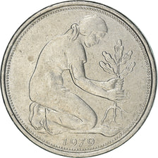 Münze, Bundesrepublik Deutschland, 50 Pfennig, 1979, Hambourg, SS