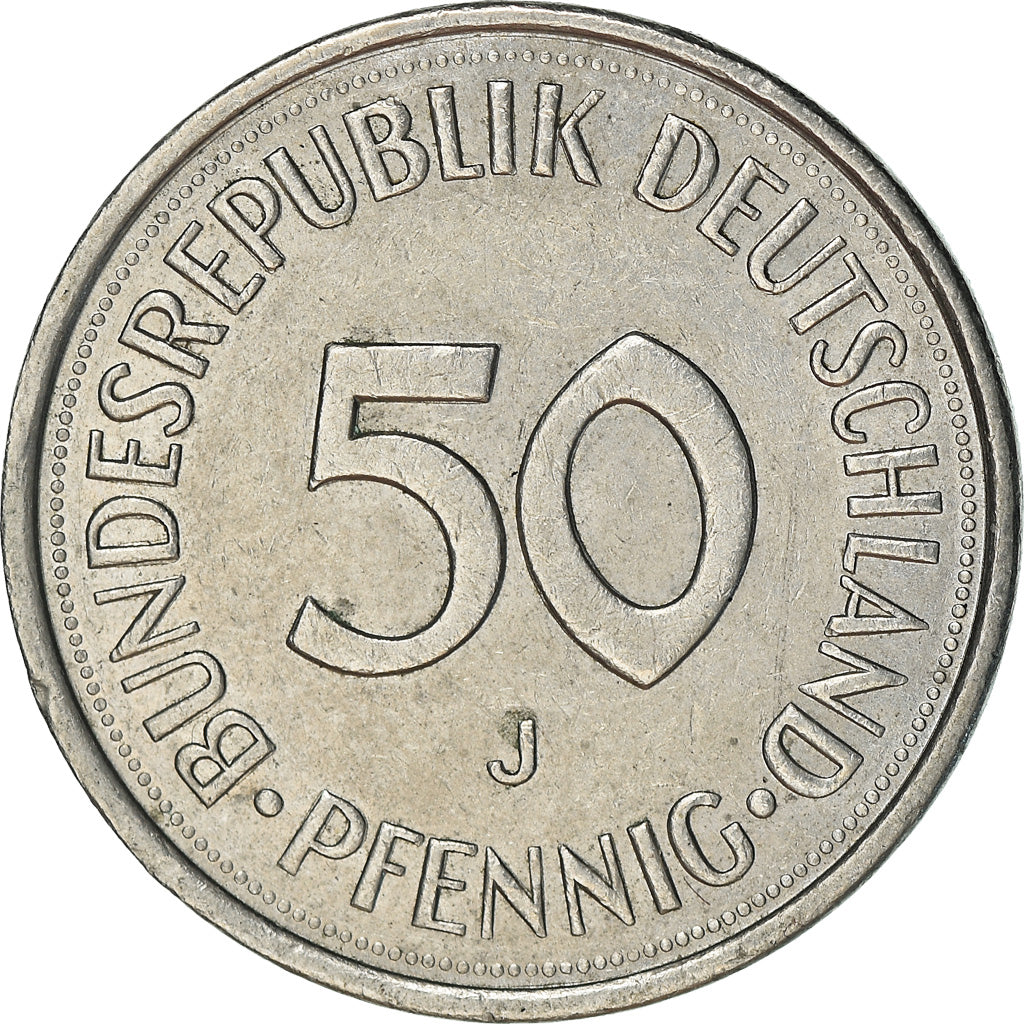 Münze, Bundesrepublik Deutschland, 50 Pfennig, 1979, Hambourg, SS