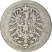 Monnaie, GERMANY - EMPIRE, Wilhelm I, 10 Pfennig, 1876, Munich, B+