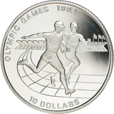 Coin, Niue, Summer Olympics, 10 Dollars, 1991-1992, BE, MS(65-70), Silver, KM:46