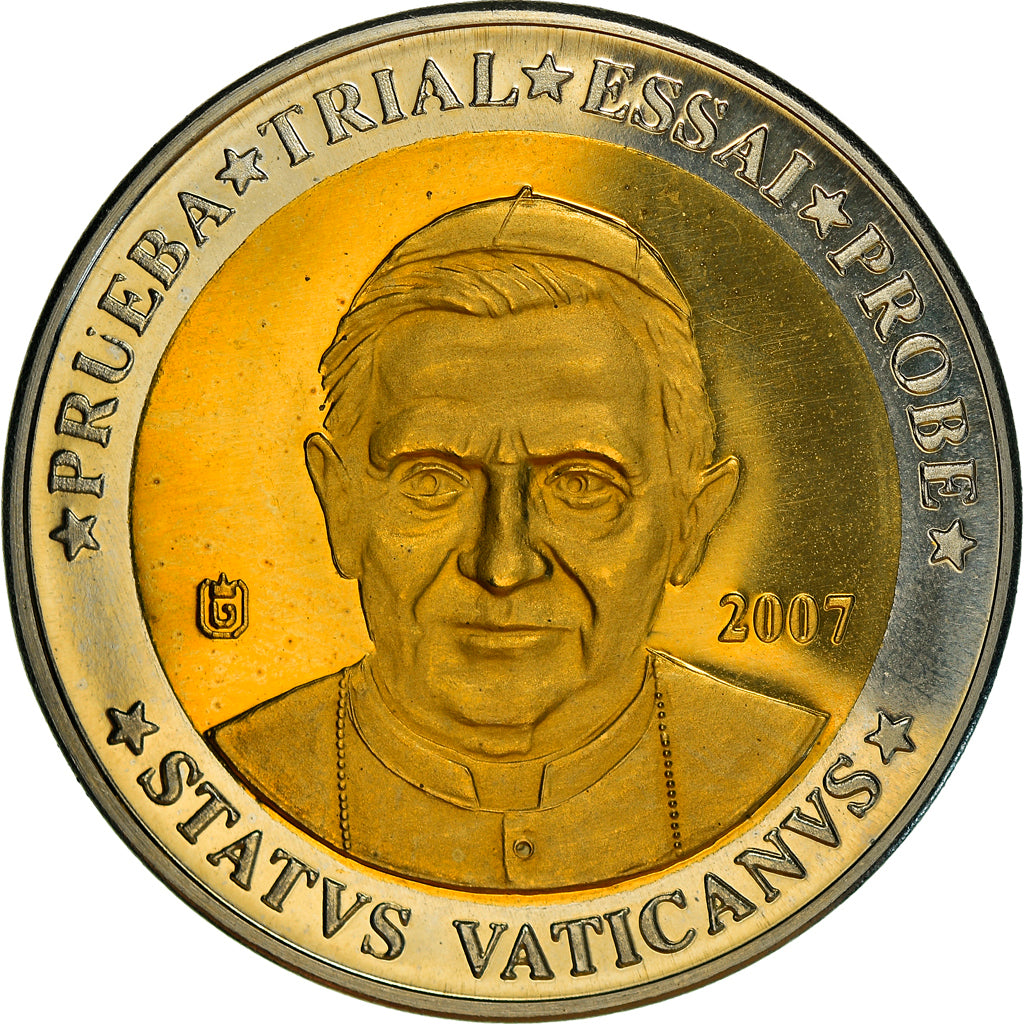 Munten, Vaticaan, 10 Euro, 2007, *PRUEBA*TRIAL*ESSAI*PROBE* G 2007 Monnaie de