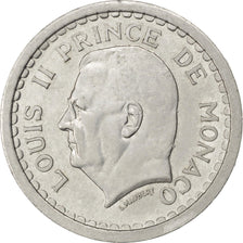 MONACO, Franc, 1943, KM #120, AU(50-53), Aluminum, 23, Gadoury #131, 1.24