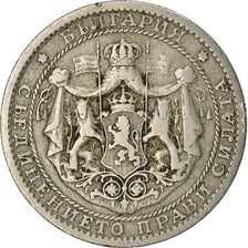 Moneta, Bulgaria, Lev, 1925, VF(30-35), Miedź-Nikiel, KM:37