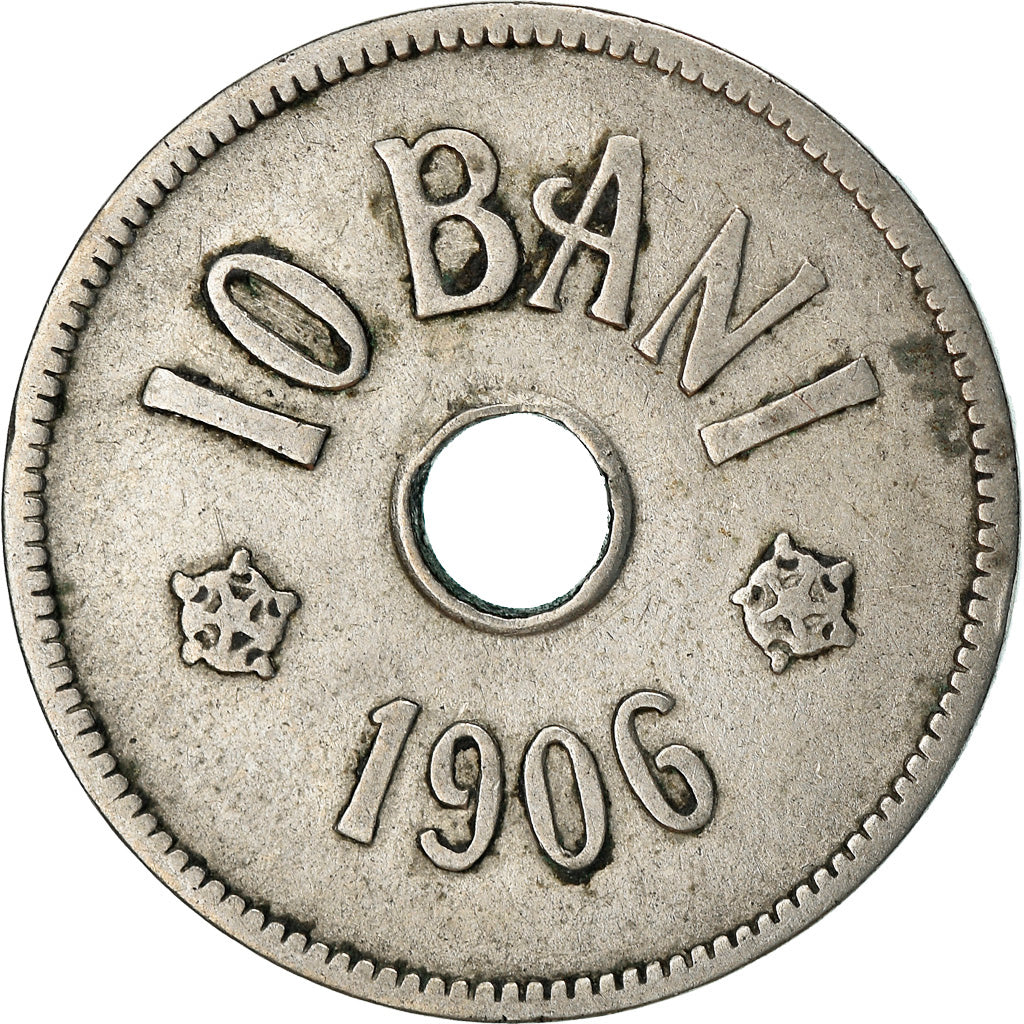 Coin, Romania, Carol I, 10 Bani, 1906, VF(30-35), Copper-nickel, KM:32