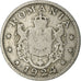 Moneta, Rumunia, Ferdinand I, Leu, 1924, VF(20-25), Miedź-Nikiel, KM:46