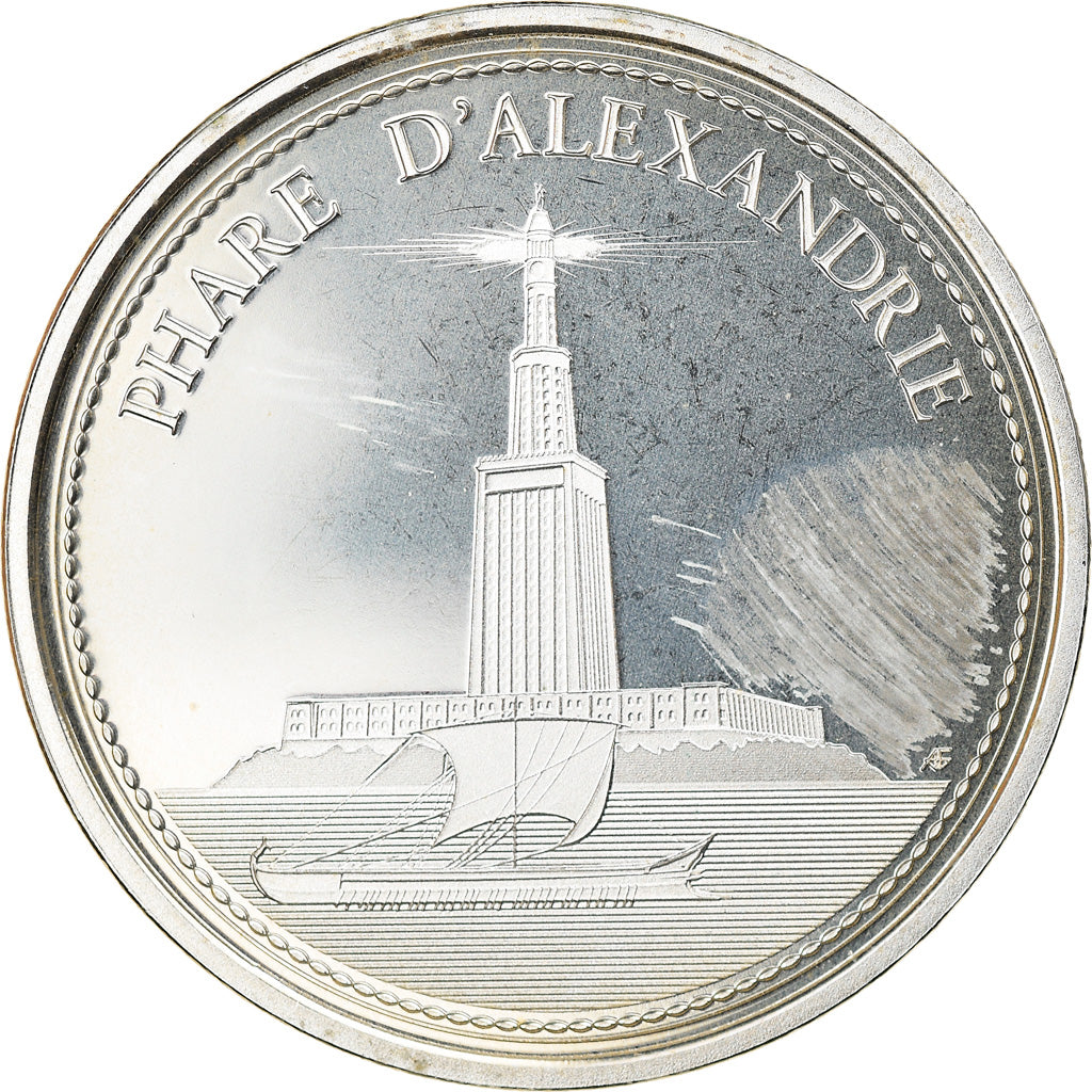 França, Medal, 7 Merveilles du Monde, Phare d'Alexandrie, Artes e Cultura