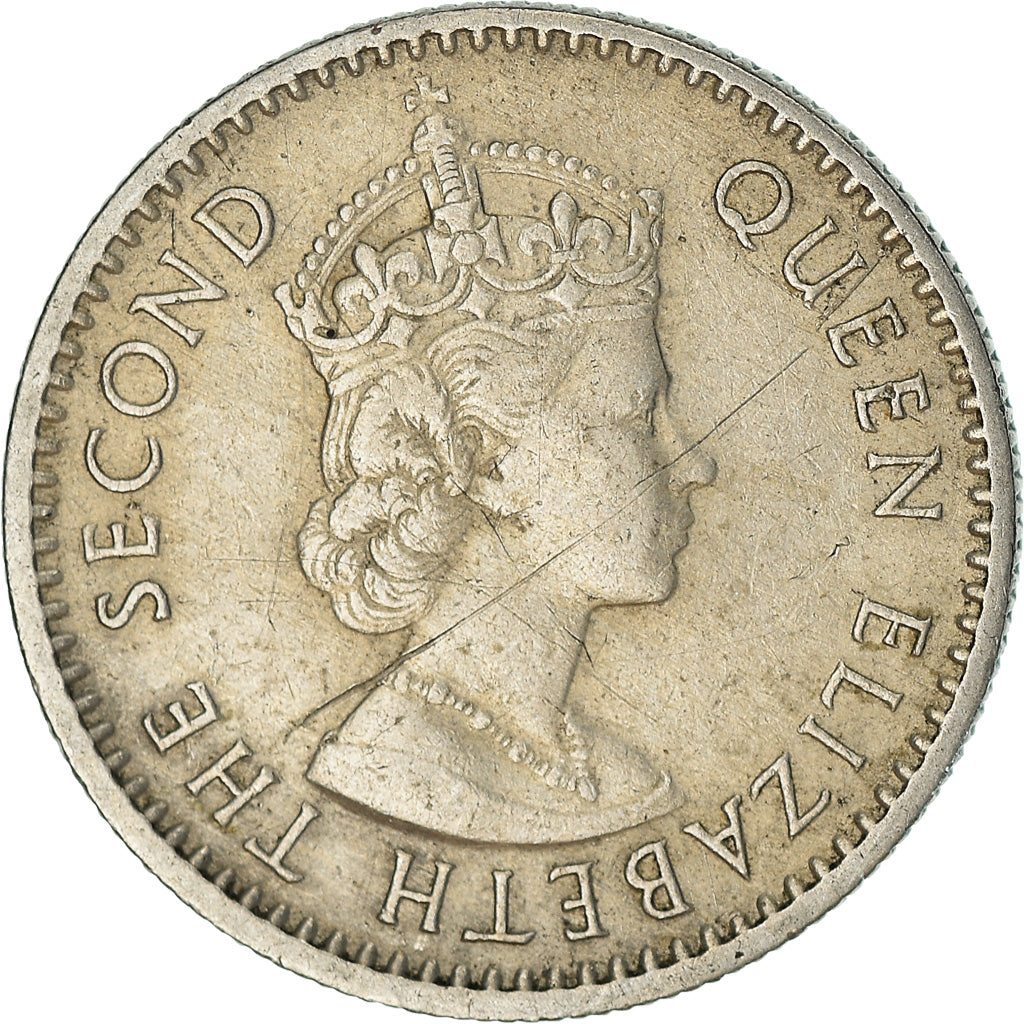 Coin, Nigeria, Elizabeth II, 6 Pence, 1959, EF(40-45), Copper-nickel, KM:4