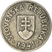 Coin, Slovakia, 50 Halierov, 1941, EF(40-45), Copper-nickel, KM:5