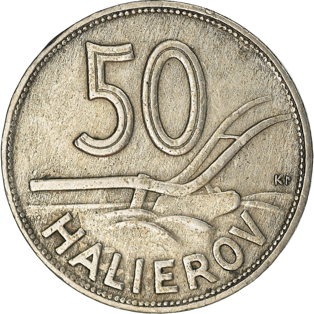 Coin, Slovakia, 50 Halierov, 1941, EF(40-45), Copper-nickel, KM:5