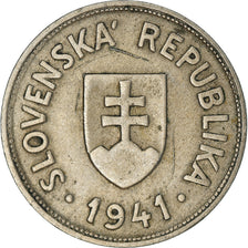 Coin, Slovakia, 50 Halierov, 1941, EF(40-45), Copper-nickel, KM:5